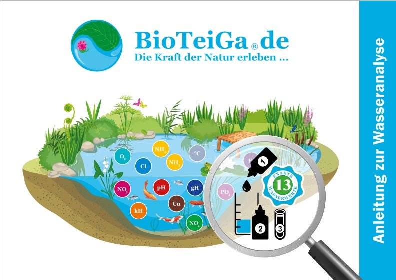Anleitung BioTeich Wasseranalyse Premium-Set