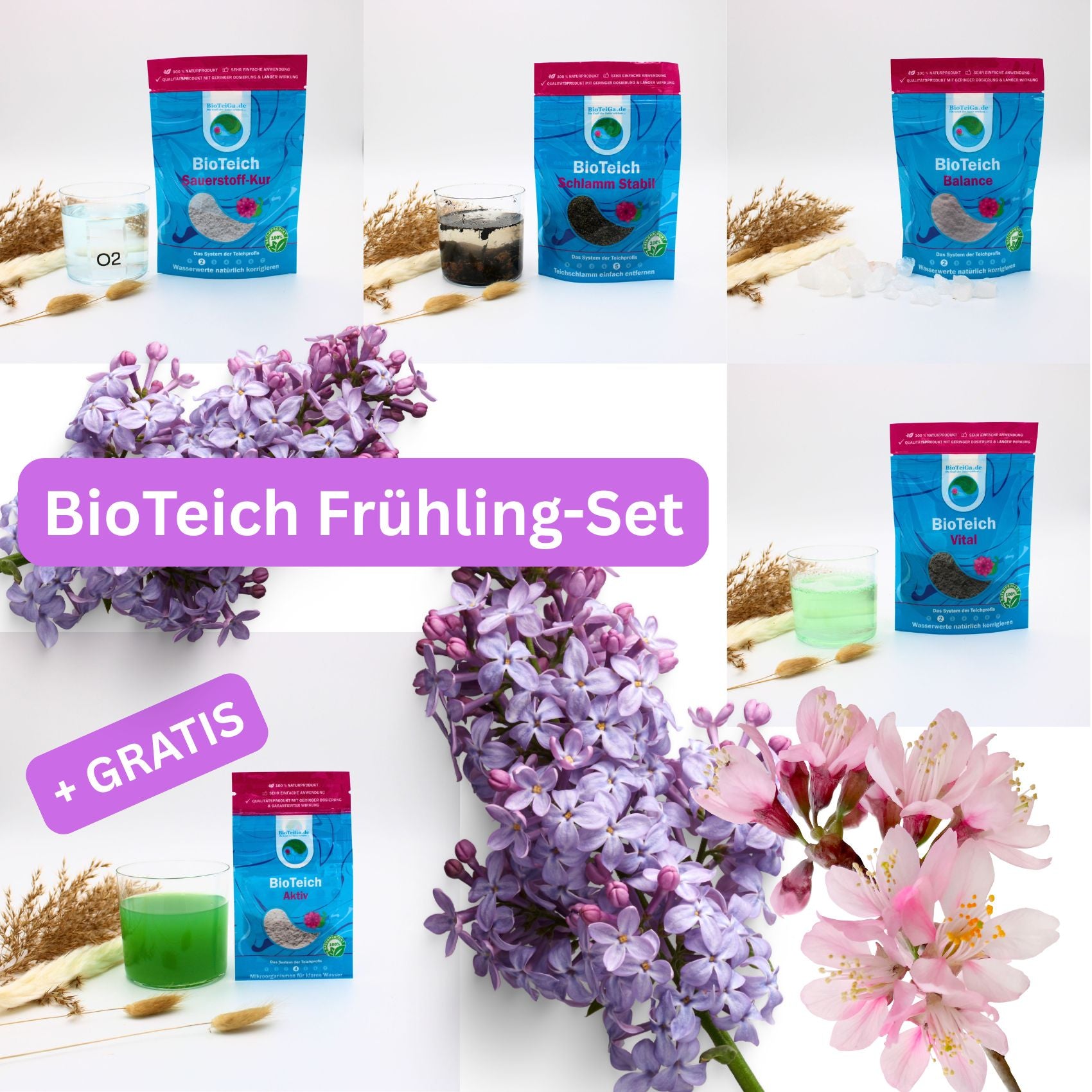 BioTeich Frühling-Set – die beste Teichpflege für das Frühjahr