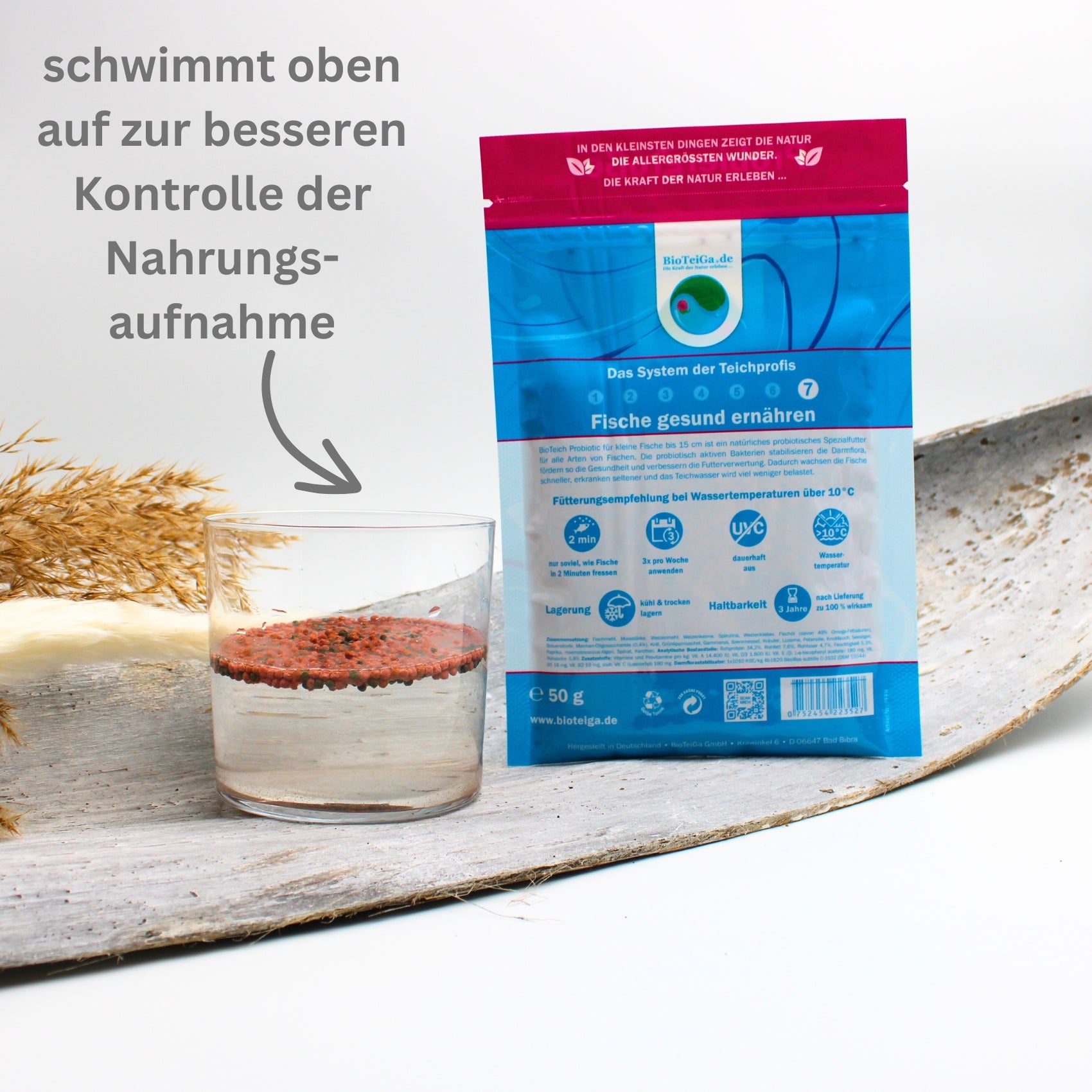 fischfutter teich für kleine fische probiotic anwendung