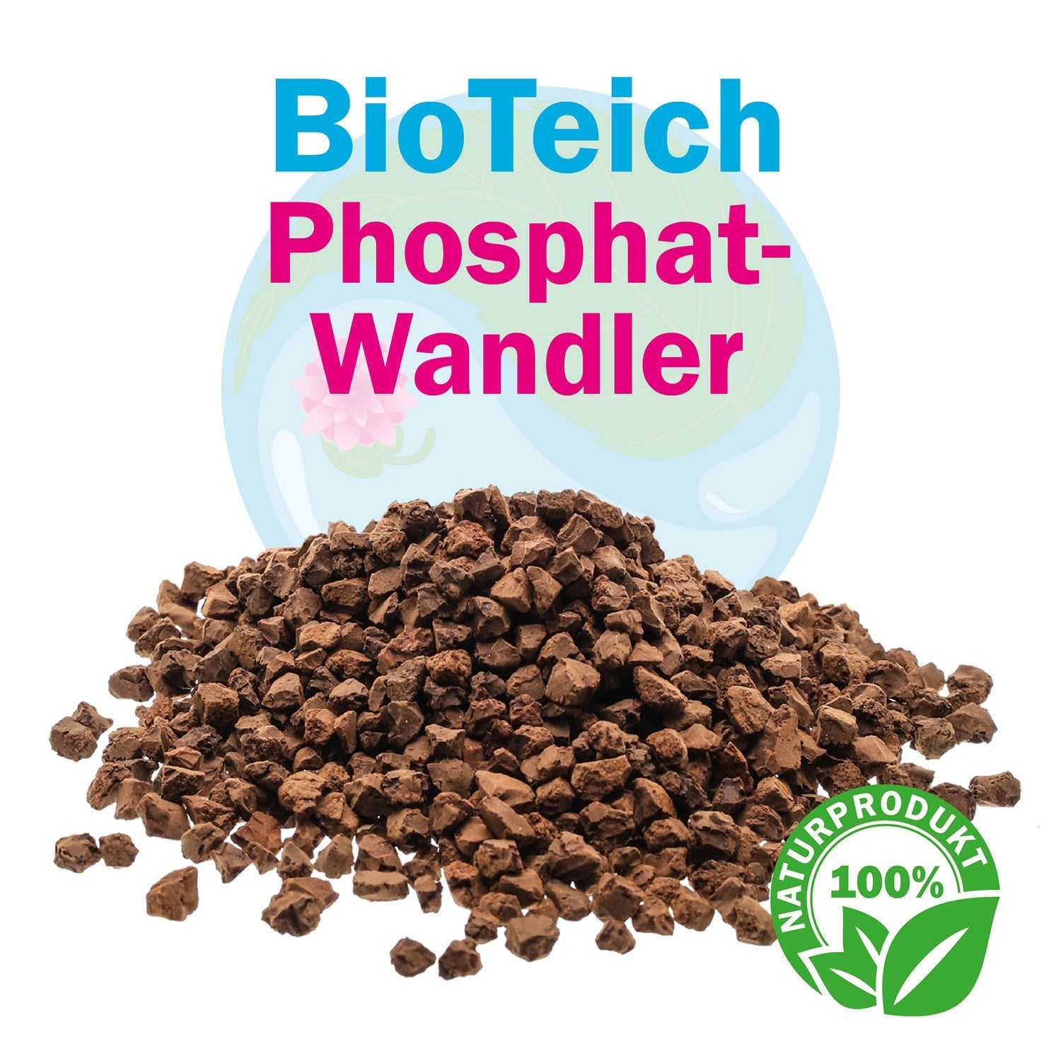 teichfilter filtermaterial phosphat im teich senken phosphat wandler pulver