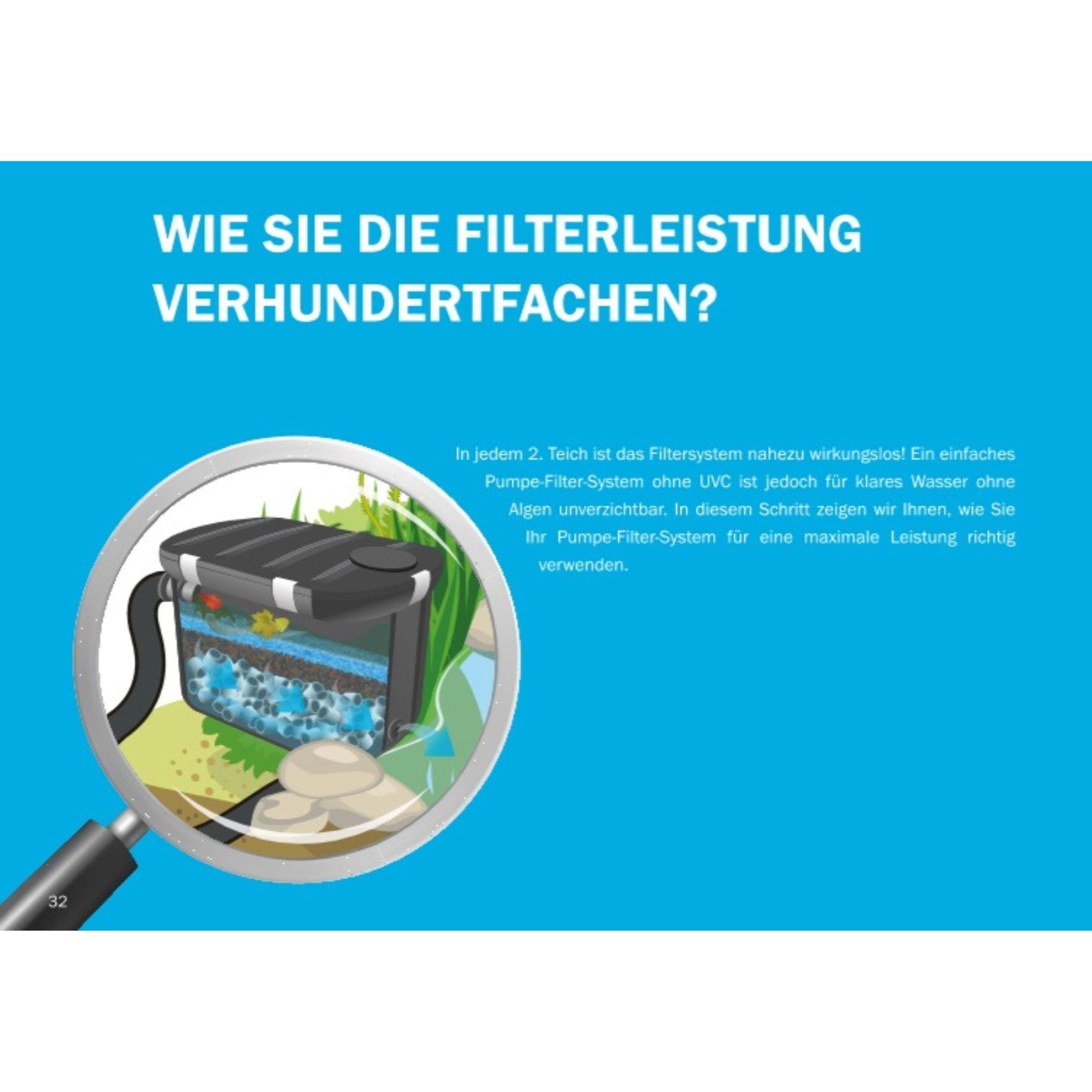 teichpflege praxishandbuch filterleistung