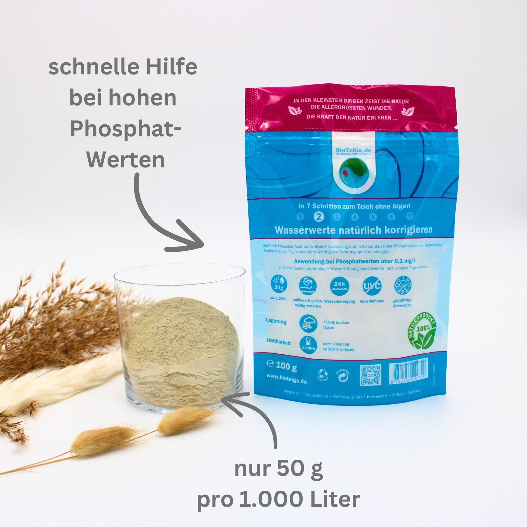 phosphat im teich senken phosphat akut anwendung