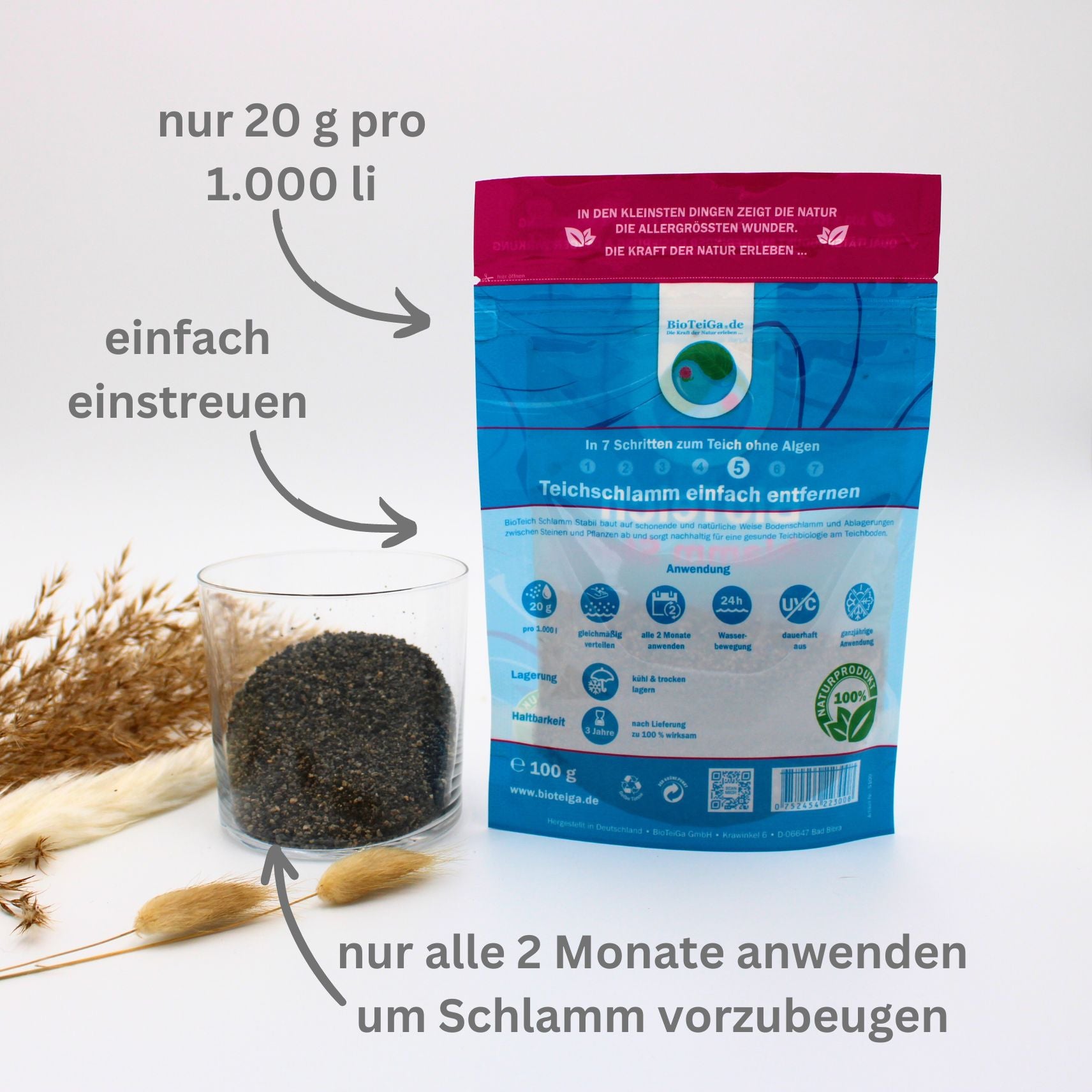 teichschlamm entferner rückseite
