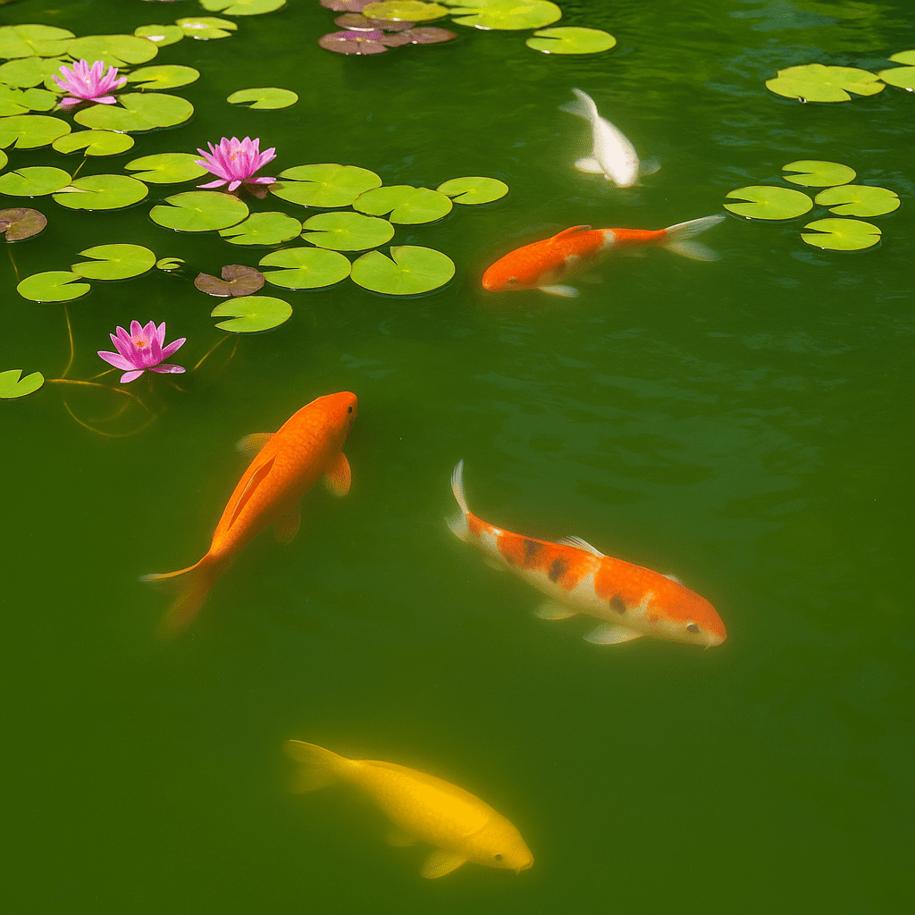 Grünes trübes Wasser im Teich? Das hilft!