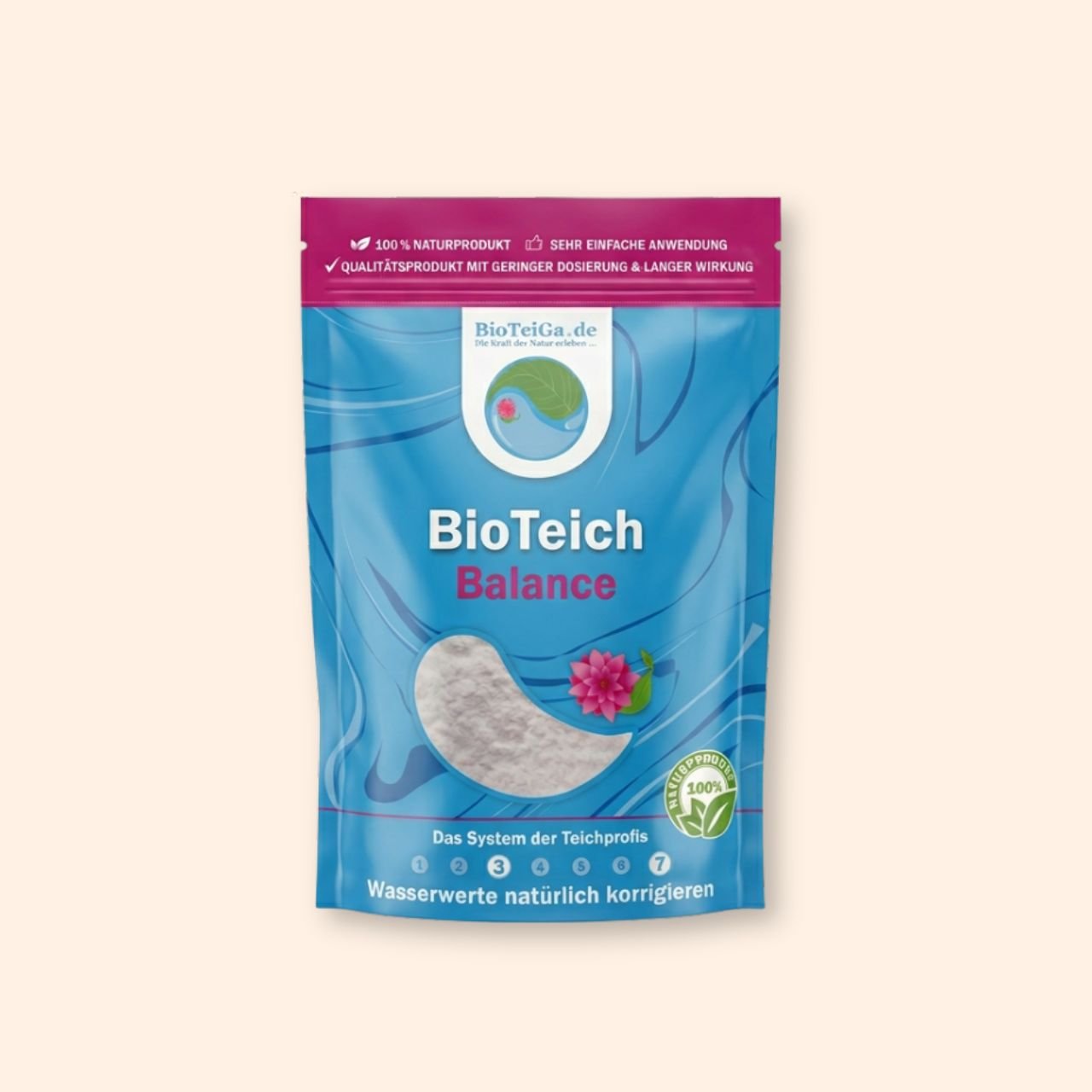 Stabilisiert den pH-Wert und erhöht die Karbonathärte