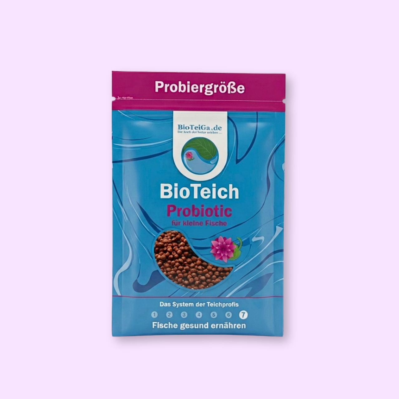 Probiotische Futterprobe für kleine Fische