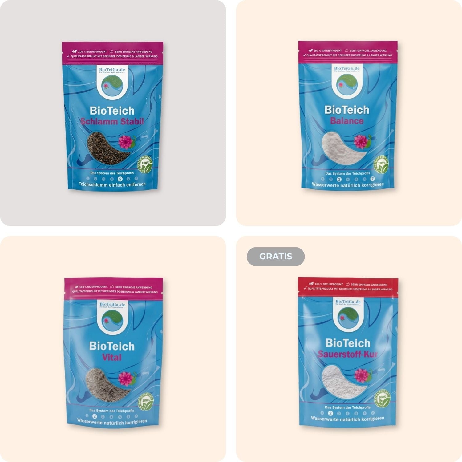 Teichschlamm natürlich entfernen und Wasserwerte optimieren