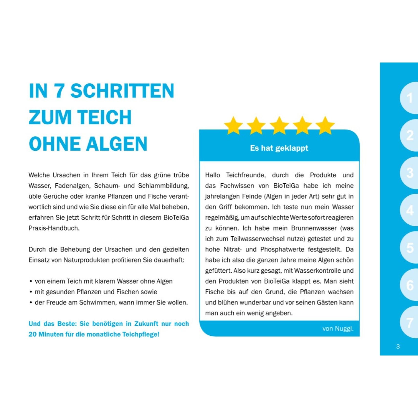 BioTeich Fadenalgen Plus-Set für 5.000 Liter