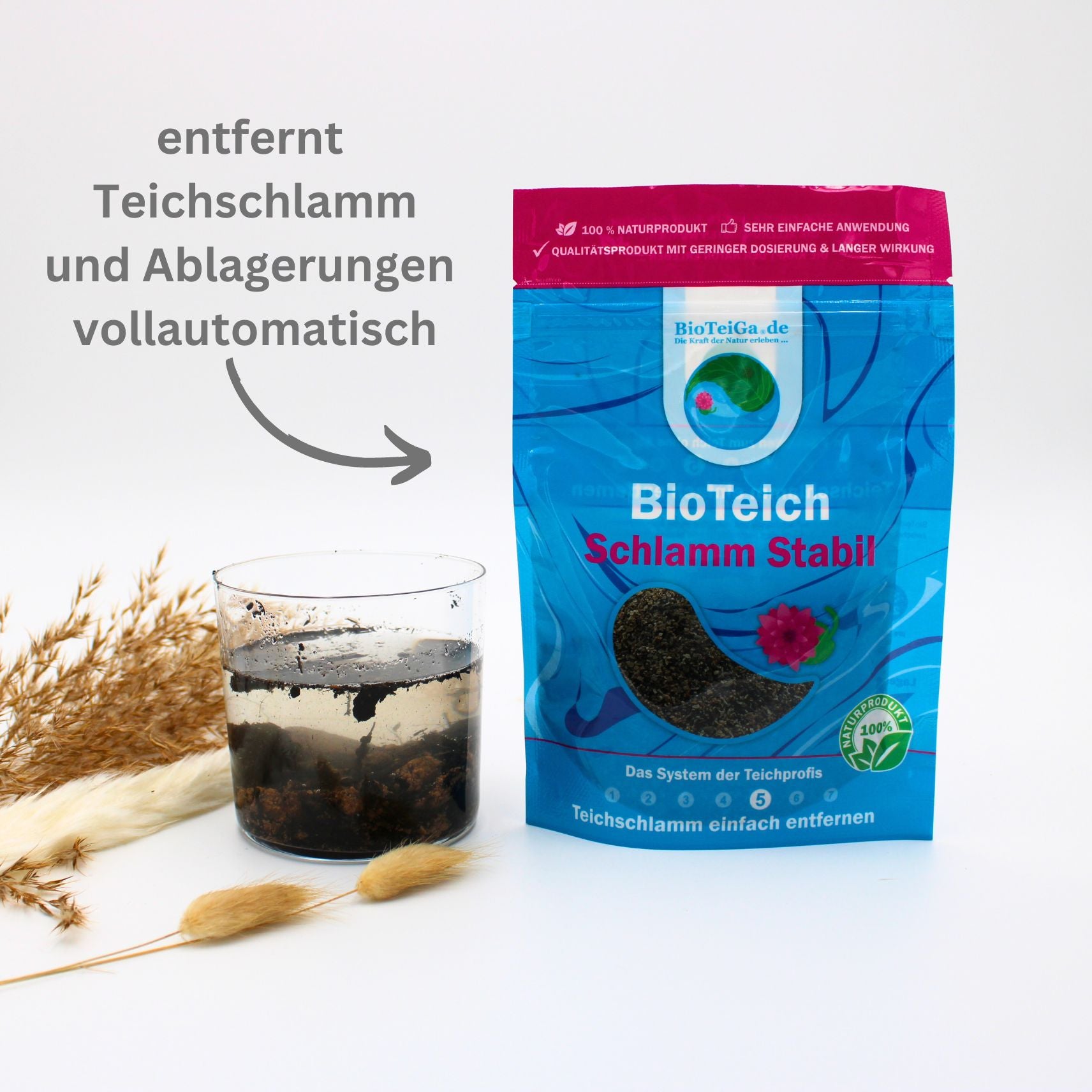 Bio-Teichschlamm-Entferner & -Stabilisierer: BioTeich Schlamm Stabil